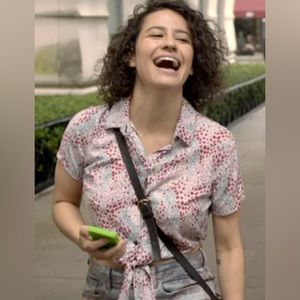 Flipside reversible denim cutoff shorts